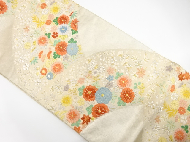 Japanese Kimono / Antique / Fukuro Obi Silk